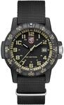 LUMINOX Herren Taucheruhr "Leatherback Sea Turte Giant 0320 Series", gelb/schwarz, 99
