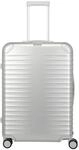 TITAN Trolley L, 4-Doppelrollen, TSA-Kombinationsschloss, silber, 0