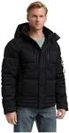 TOM TAILOR Puffer-Jacke, Stehkragen, f&uuml;r Herren, schwarz, XXL