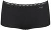 sloggi Go Crush Pantys, 3er-Pack, Spitzen-Bord&uuml;re, f&uuml;r Damen, schwarz, XS