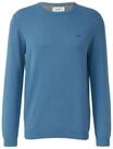 s.Oliver Strickpullover, Rundhals-Ausschnitt, Logo-Stickerei, f&uuml;r Herren,...