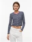 TOMMY Jeans Cardigan, Knopfleiste, f&uuml;r Damen, blau, XS