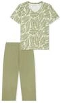 SCHIESSER Schlafanzug Comfort Essentials, gr&uuml;n, 36