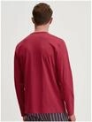 CALIDA Schlafanzug-Oberteil, Bio-Baumwolle, f&uuml;r Herren, rot, L