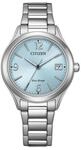 CITIZEN&reg; Damen Armbanduhr "FE6121-67L", blau|silber, 99