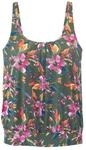 LASCANA Tankini- Top Malia, Raffung, f&uuml;r Damen, gr&uuml;n, 40