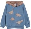 S.Oliver Red Label Sweatshirt, Rippb&uuml;ndchen, f&uuml;r Kinder, blau, 92/98