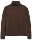 s.Oliver Strickpullover, Rollkragen, f&uuml;r Damen, braun, 34