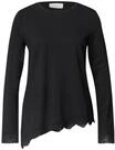 STREET ONE STUDIO Langarmshirt, Spitze, f&uuml;r Damen, schwarz, 34