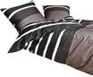 Janine&reg; Bettw&auml;sche 2 teilig - Mako-Satin, Baumwolle, gestreift, braun, 135X200