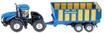 siku Farmer Fahrzeug "New Holland Traktor mit Silagewagen", blau