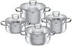 Silit Kochtopf-Set, 4-teilig, silber