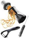 GEFU&reg; Spiralschneider "Spirelli 2.0", 17,5 cm, schwarz
