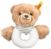 Steiff Schlaf-gut-B&auml;r Greifring, 12 cm, braun