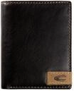 camel active Geldb&ouml;rse "California", Leder, Hochformat, uni, f&uuml;r Herren, schwarz,