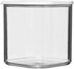 MEPAL Vorratsdose "Modula Square", Quadratisch, Durchsichtig, 2,75 l, wei&szlig;