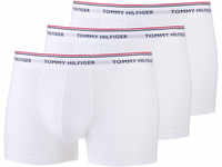 TOMMY HILFIGER Unterhose, 3er-Pack, hoher Baumwolle Anteil, Logo-Bund, uni, für