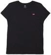Levi's&reg; T-Shirt, Logo-Patch, Rundhals-Ausschnitt, Basic, f&uuml;r Damen, schwarz, S