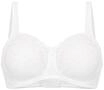 felina Moments BH, b&uuml;gellos, Bl&uuml;ten-Stickereien, f&uuml;r Damen, wei&szlig;, 75A