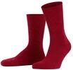 FALKE Walkie Light Trekking- und Wandersocken, klimaregulierende Merinowolle, rot,