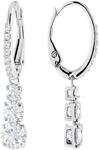 SWAROVSKI Damen Ohrh&auml;nger "Attract Trilogy Round", silber