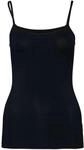 mey Organic Achseltop, Spaghettitr&auml;ger, f&uuml;r Damen, schwarz, 36