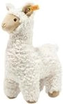 Steiff Soft Cuddly Friends Kuscheltier "Lama Leandro", 29 cm, wei&szlig;