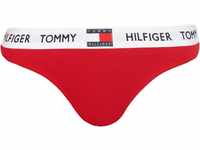 TOMMY HILFIGER String, Logobund, unifarben, für Damen, rot, S