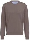 FYNCH-HATTON&reg; Pullover, V-Ausschnitt, Logo-Stickerei, f&uuml;r Herren, braun, XXL