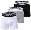 JACK & JONES Pants kurz "Sense Trunks", 3er-Pack, Logo-Bund, f&uuml;r Herren, wei&szlig;, XL