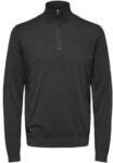 SELECTED Langarmshirt "NOOS SLHBERG", Troyerkragen, f&uuml;r Herren, blau, XL