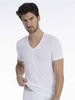 CALIDA T-Shirt, V-Ausschnitt, für Herren, weiß, XL