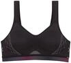 TRIUMPH Triaction Cardio Flow Sport-BH, extrastarker Halt, f&uuml;r Damen, schwarz, 85/E