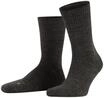 FALKE Walkie Light Trekking- und Wandersocken, klimaregulierende Merinowolle, grau,