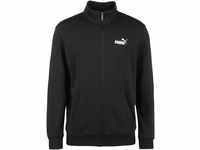 PUMA® Essentials Sweatshirtjacke, Stehkragen, Rippbündchen, für Herren, schwarz,