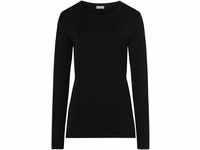 HANRO Shirt "Yoga", Langarm, für Damen, schwarz, L