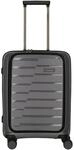 travelite 4-Doppelrollen-Trolley, Hartschale, Laptopfach, grau, 55