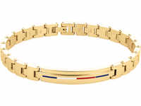 TOMMY HILFIGER Herren Armband "Dress 2790311", Edelstahl, gold