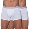 HANRO Cotton Essentials Pants kurz, 2er-Pack, Logo-Bund, für Herren, weiß, XL