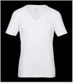 OLYMP T-Shirt, Body Fit, V-Ausschnitt, f&uuml;r Herren, wei&szlig;, XL