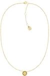 TOMMY HILFIGER Damen Kette mit Anh&auml;nger, Edelstahl, GOLD