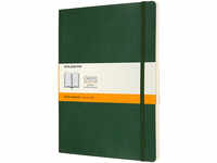 MOLESKINE® Notizbuch "Classic XL", liniert, Softcover, grün