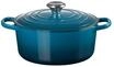 LE CREUSET&reg; Br&auml;ter, emailliert, blau, 24 CM