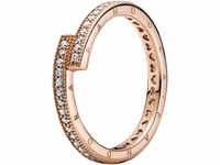 PANDORA Damen Ring "Signature 189491C01", roségold