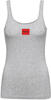 HUGO Red Label Unterhemd, U-Ausschnitt, Logo, für Damen, grau, S