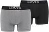 Levi's® Pants, 2er-Pack, Logo-Bund, für Herren, grau, M