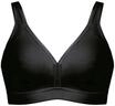 NATURANA B&uuml;gelloser BH Basic, breite Tr&auml;ger, f&uuml;r Damen, schwarz, 85 B