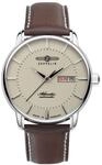 ZEPPELIN Herren Automatikuhr "8466-5", BRAUN, OS