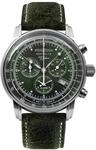 ZEPPELIN Herren Chronograph "8680-4", SILBER/GR&Uuml;N