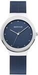 BERING Damenuhr "12934-307", SILBER/BLAU